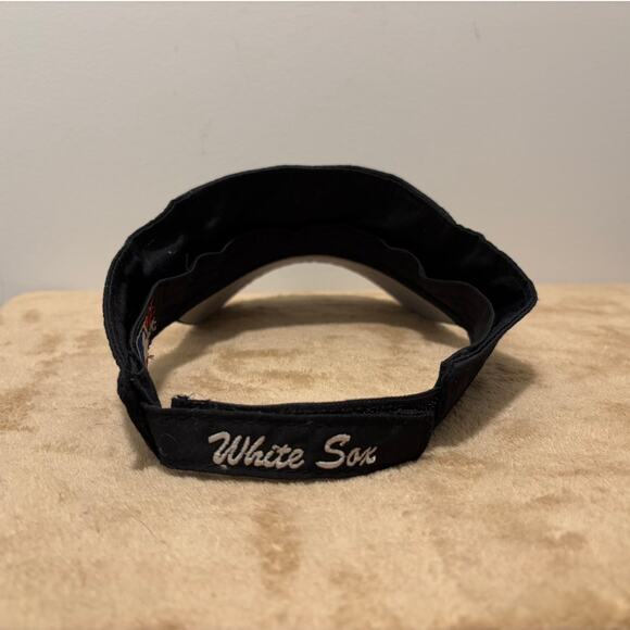 Chicago White Sox Team MLB OG Sports Black Adjustable Sun Visor - Picture 3 of 6